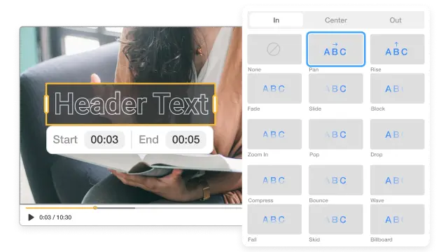 Add Moving Text to Video